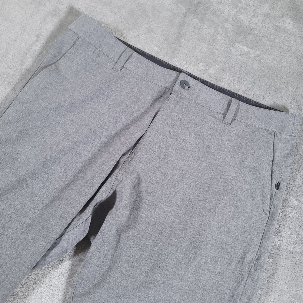 Vuori Pants Mens 36 (Fits 38x33) Grey Aim Stretch Performance Commuter Trousers